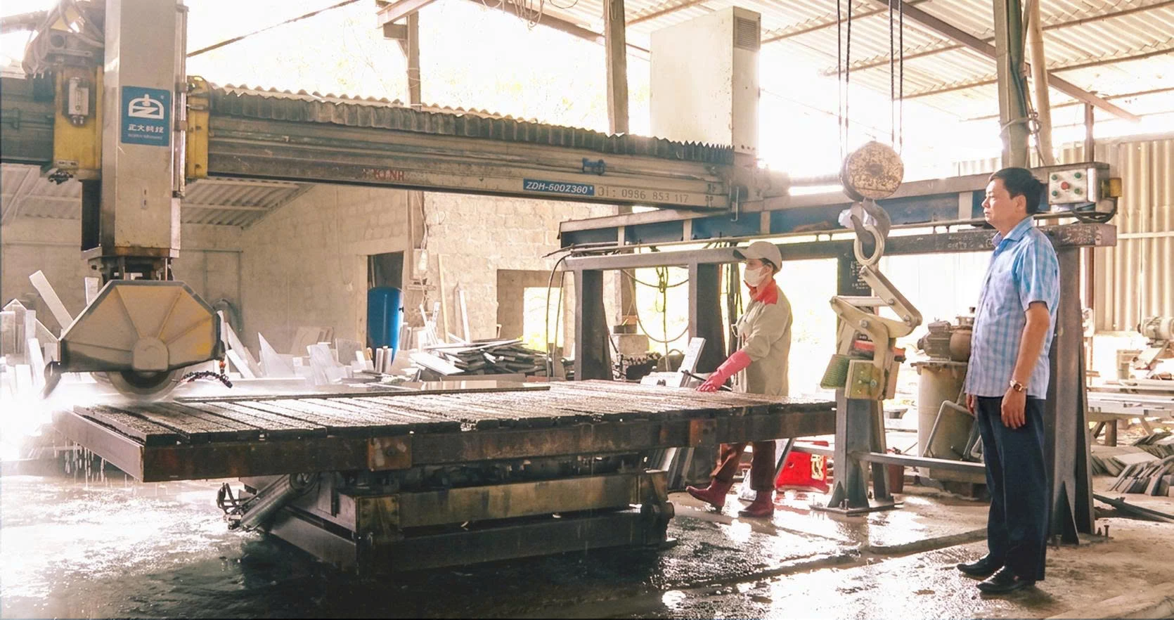 Sự lãnh đạo sát sao của Chi bộ Công ty TNHH MTV Nhất Long tạo động lực thúc đẩy sản xuất, kinh doanh phát triển bền vững - Ảnh: T.T