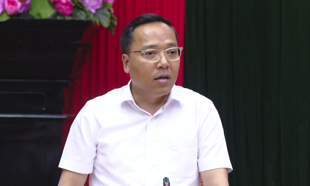 Thứ trưởng Bộ Công Thương Nguyễn Hoàng Long phát biểu tại hội nghị.