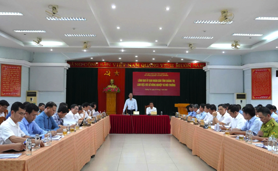 Quang cảnh buổi làm việc - Ảnh: HT