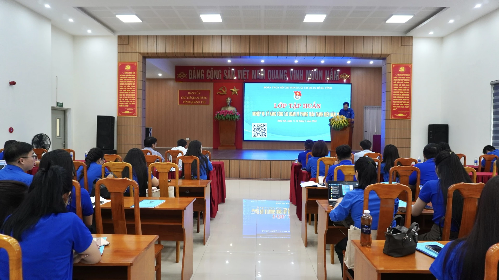 Quang cảnh lớp tập huấn - Ảnh: H.T