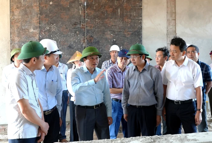 Bảo đảm tiến độ, chất lượng dự án Trường nội trú tiểu học và THCS Hướng Phùng