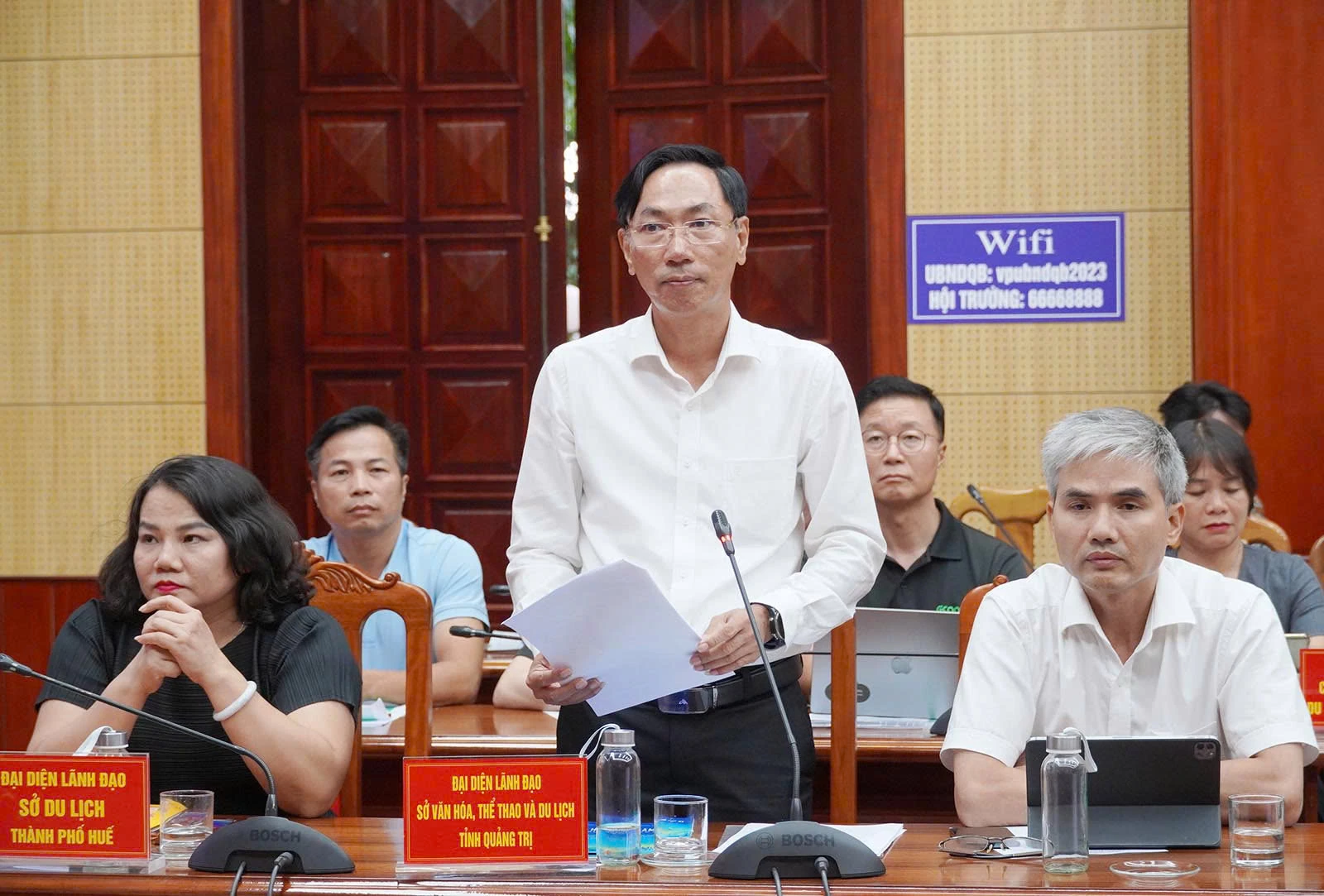 Đại biểu phát biểu tại hội thảo - Ảnh: NL