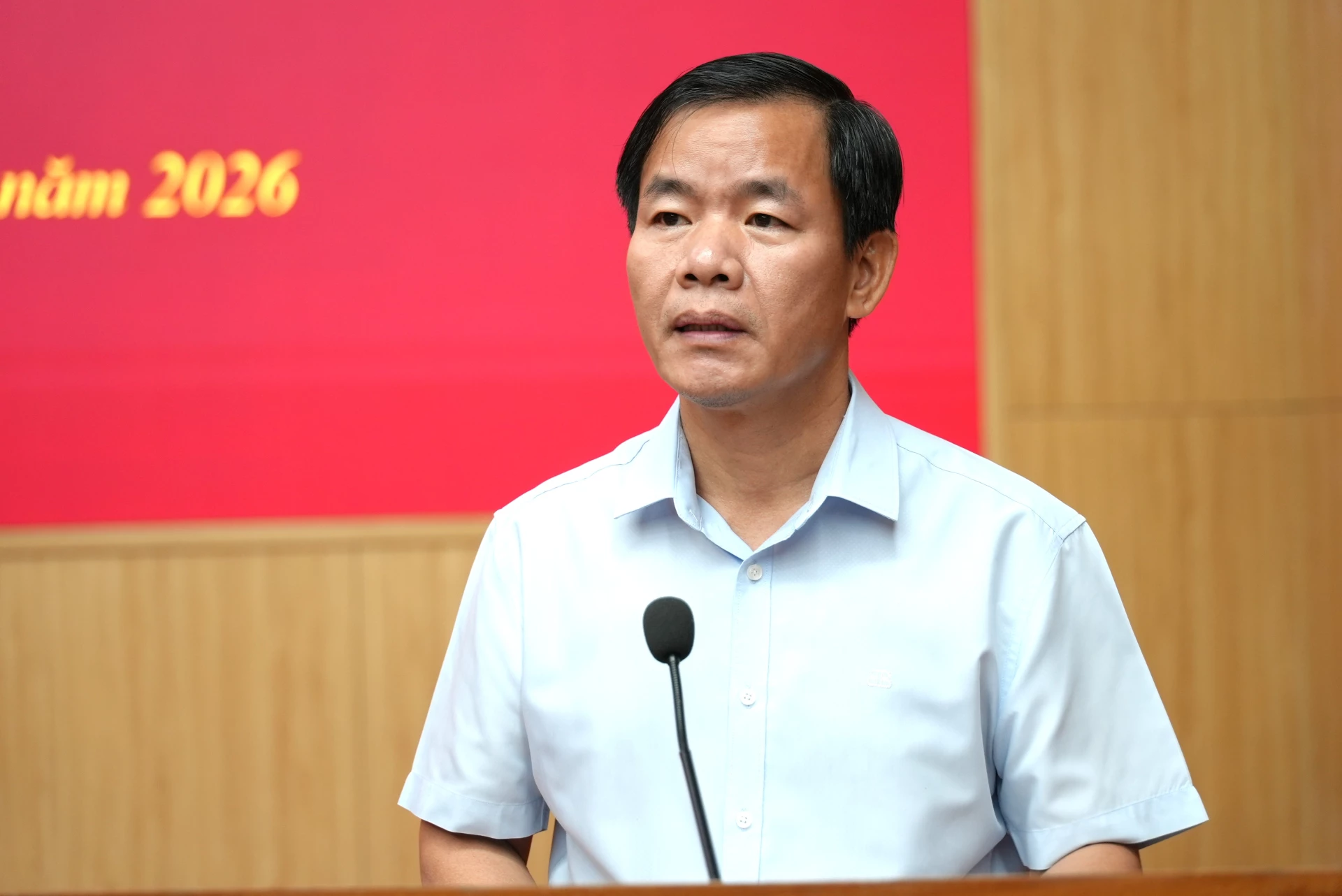 Đồng chí Nguyễn Văn Phương, Bí thư Tỉnh ủy phát biểu chỉ đạo tại hội nghị - Ảnh: T.Đ