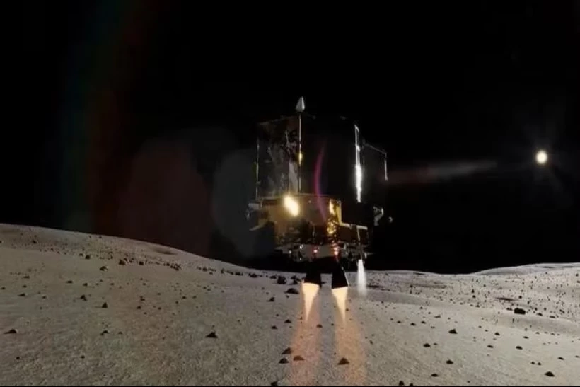 Tàu vũ trụ thám hiểm Mặt Trăng của Nhật Bản. (Ảnh minh họa: JAXA)