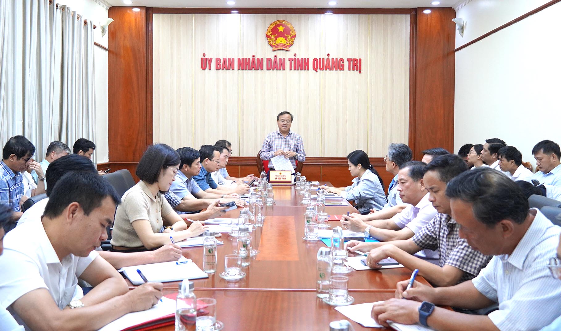 Quang cảnh buổi làm việc - Ảnh: C.H