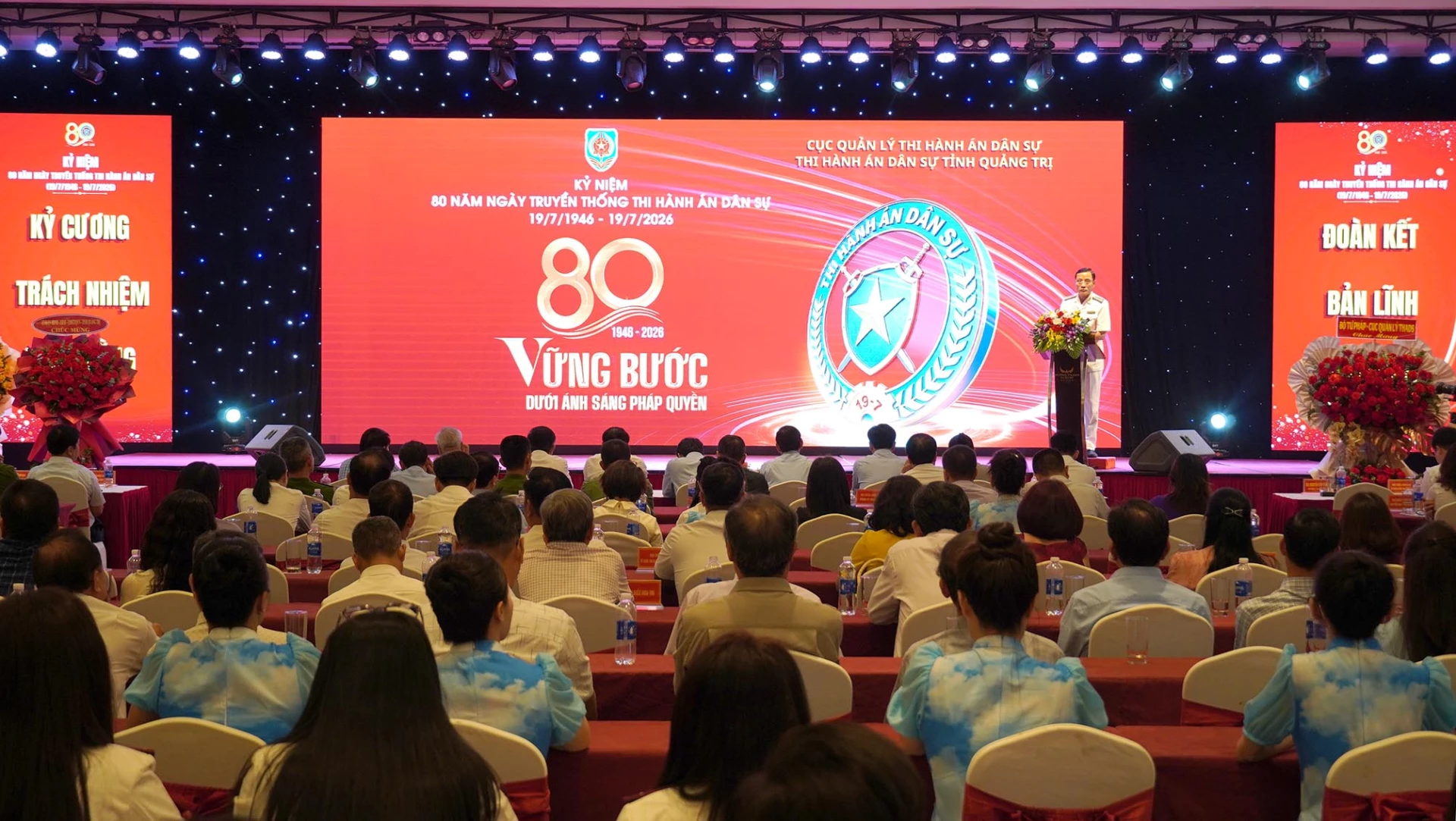 Quang cảnh buổi lễ kỷ niệm - Ảnh: C.H