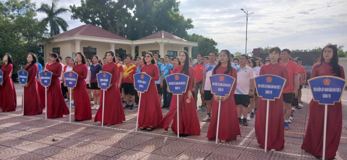 Khai mạc hội thao chào mừng kỷ niệm 66 năm Ngày thành lập ngành Kiểm sát nhân dân
