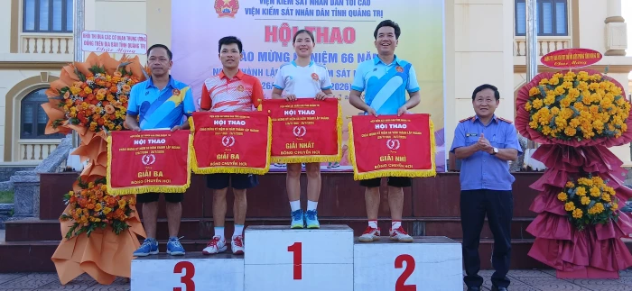 Bế mạc hội thao chào mừng kỷ niệm 66 năm Ngày thành lập ngành Kiểm sát nhân dân
