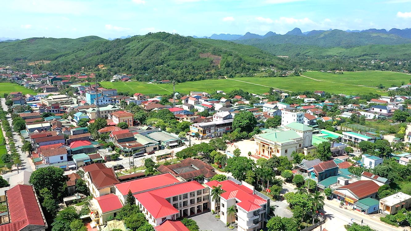 Một góc xã Minh Hóa sau sáp nhập - Ảnh: C.H