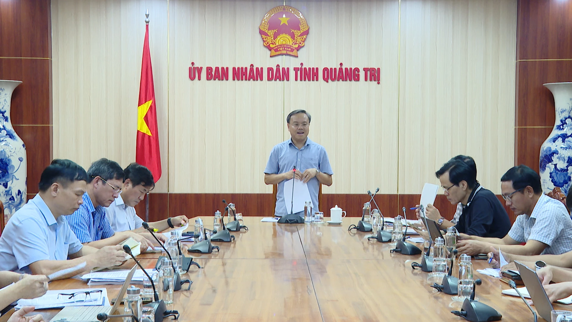 Quang cảnh cuộc họp - Ảnh: Đ.A