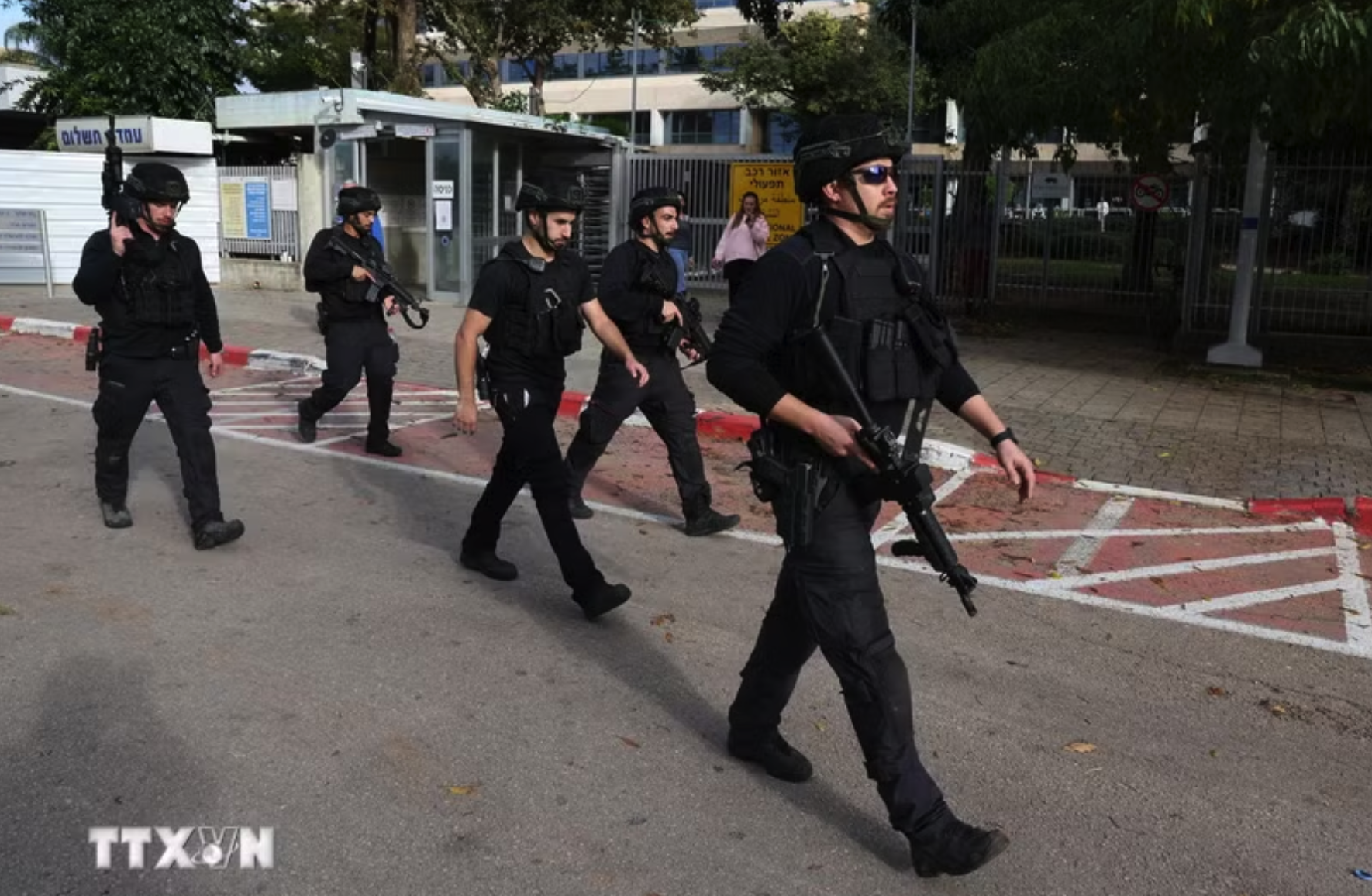 Lực lượng cảnh sát Israel.(Nguồn: AFP/TTXVN)