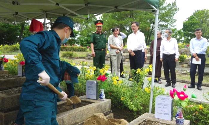 Thống nhất trình tự xác minh thông tin, tìm kiếm, quy tập mộ liệt sĩ tập thể