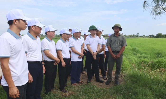 Đoàn công tác xã Lệ Thủy tham quan, học tập kinh nghiệm mô hình nông nghiệp hữu cơ tại xã Gio Linh