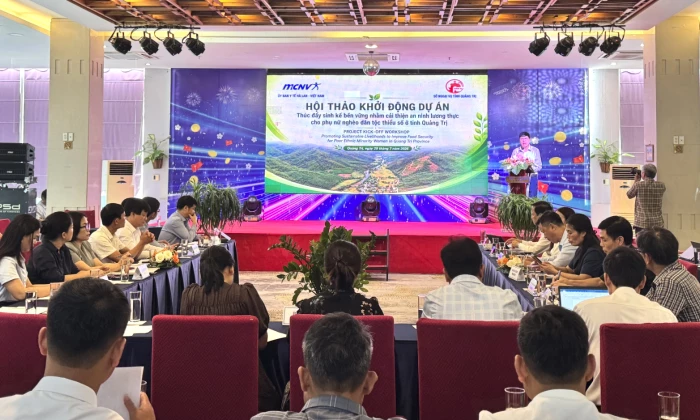 18 tỉ đồng triển khai dự án cải thiện an ninh lương thực cho phụ nữ nghèo dân tộc thiểu số tỉnh Quảng Trị