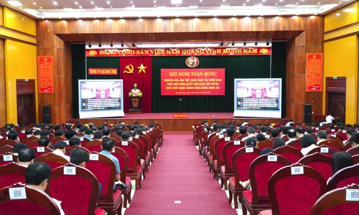 Hội nghị toàn quốc nghiên cứu, học tập, quán triệt và triển khai thực hiện Nghị quyết Hội nghị Trung ương 3, khóa XIV