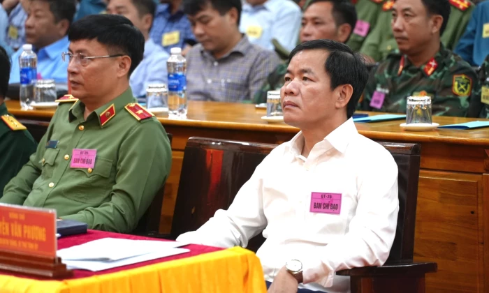 Diễn tập chiến đấu phòng thủ điểm theo mô hình chính quyền địa phương 2 cấp