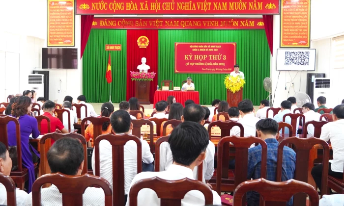 HĐND xã Nam Trạch: Thông qua nhiều nghị quyết quan trọng