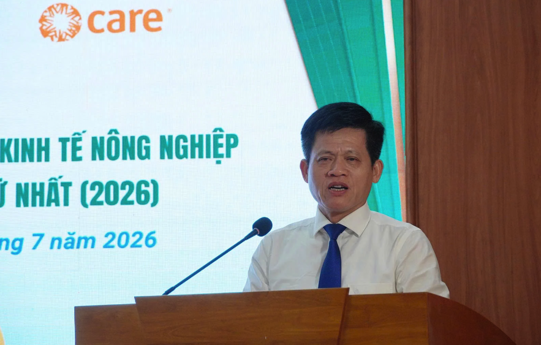 Đồng chí Lê Văn Bảo, Ủy viên Ban Thường vụ Tỉnh ủy, Phó Chủ tịch UBND tỉnh phát biểu tại buổi lễ - Ảnh: H.N
