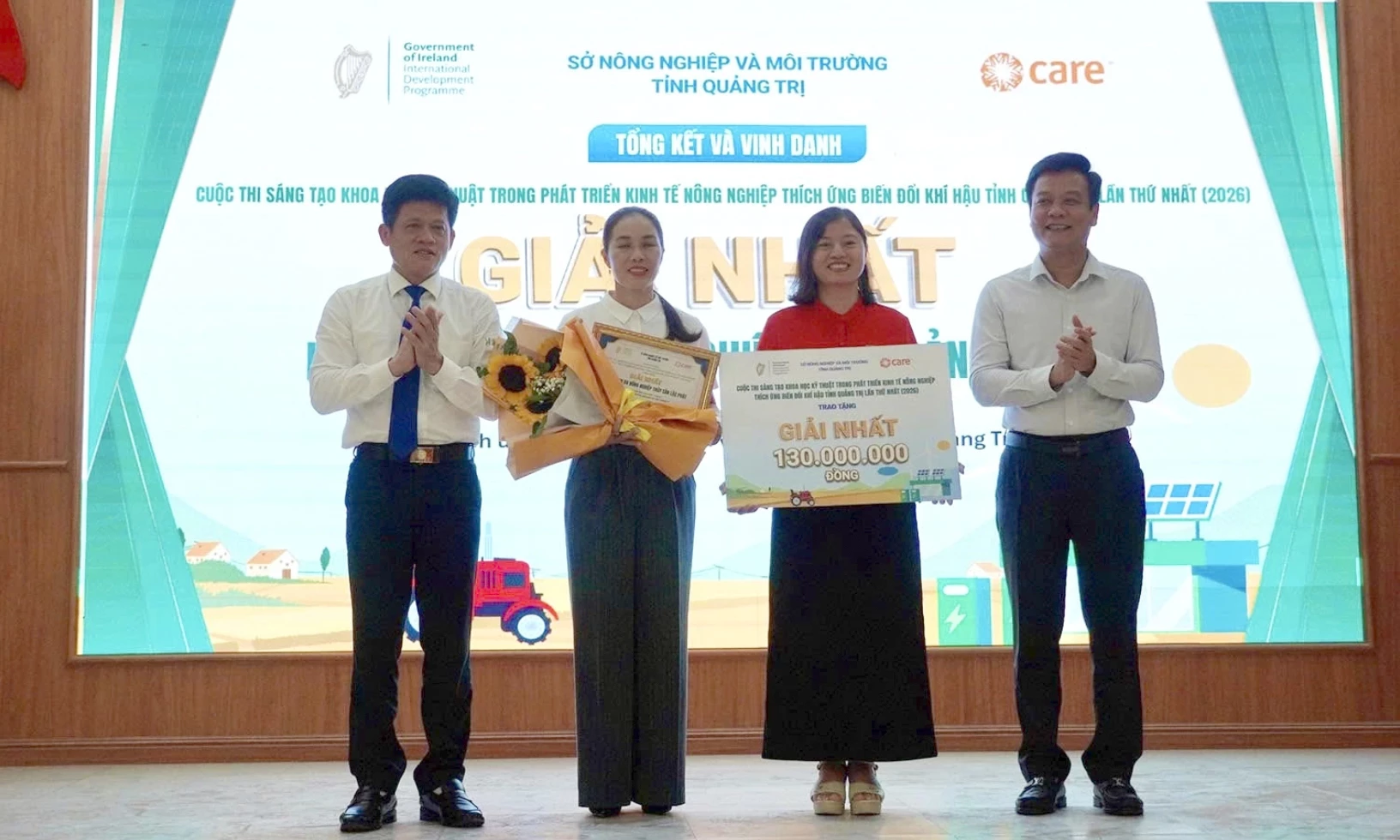 Vinh danh 14 sáng kiến nông nghiệp thích ứng biến đổi khí hậu