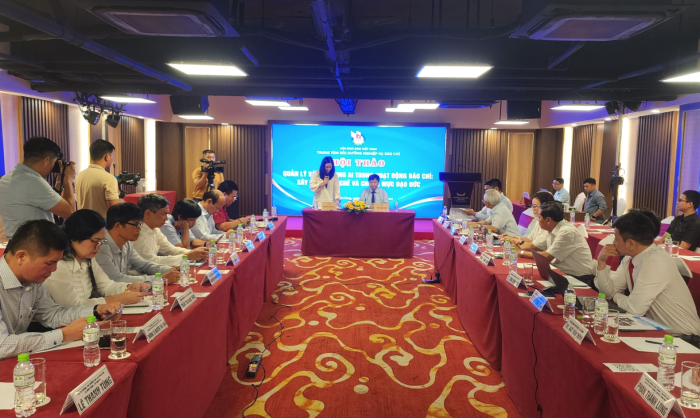 Hội thảo quản lý và ứng dụng AI trong hoạt động báo chí: Xây dựng quy chế và chuẩn mực đạo đức 