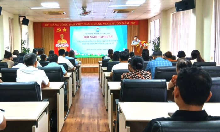 Nâng cao năng lực xây dựng và phát triển thương hiệu sản phẩm OCOP