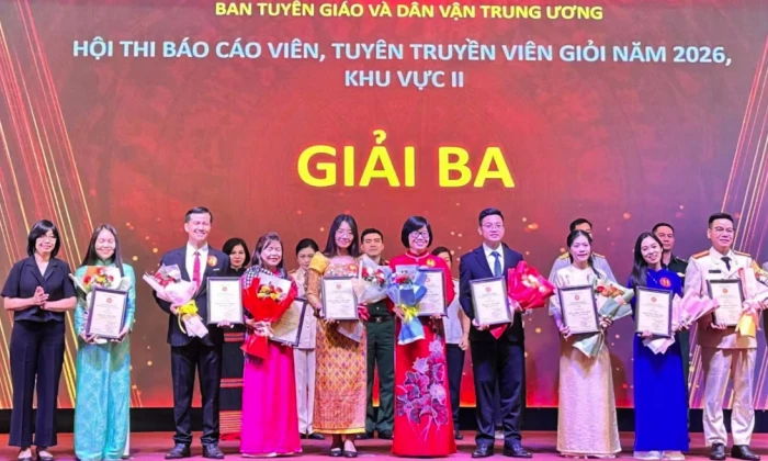 Đoàn tỉnh Quảng Trị đạt thành tích tốt tại hội thi Báo cáo viên, tuyên truyền viên giỏi toàn quốc năm 2026 (khu vực II)