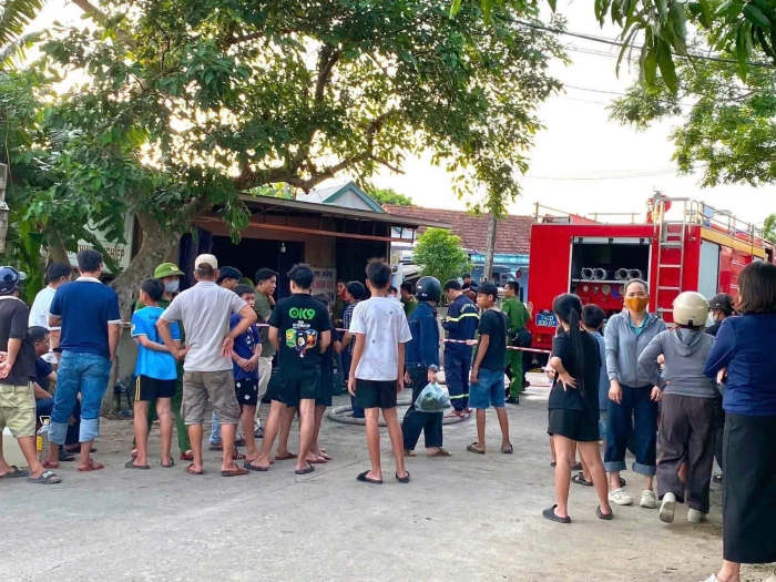 Cháy nhà ở xã Triệu Phong, một người thiệt mạng