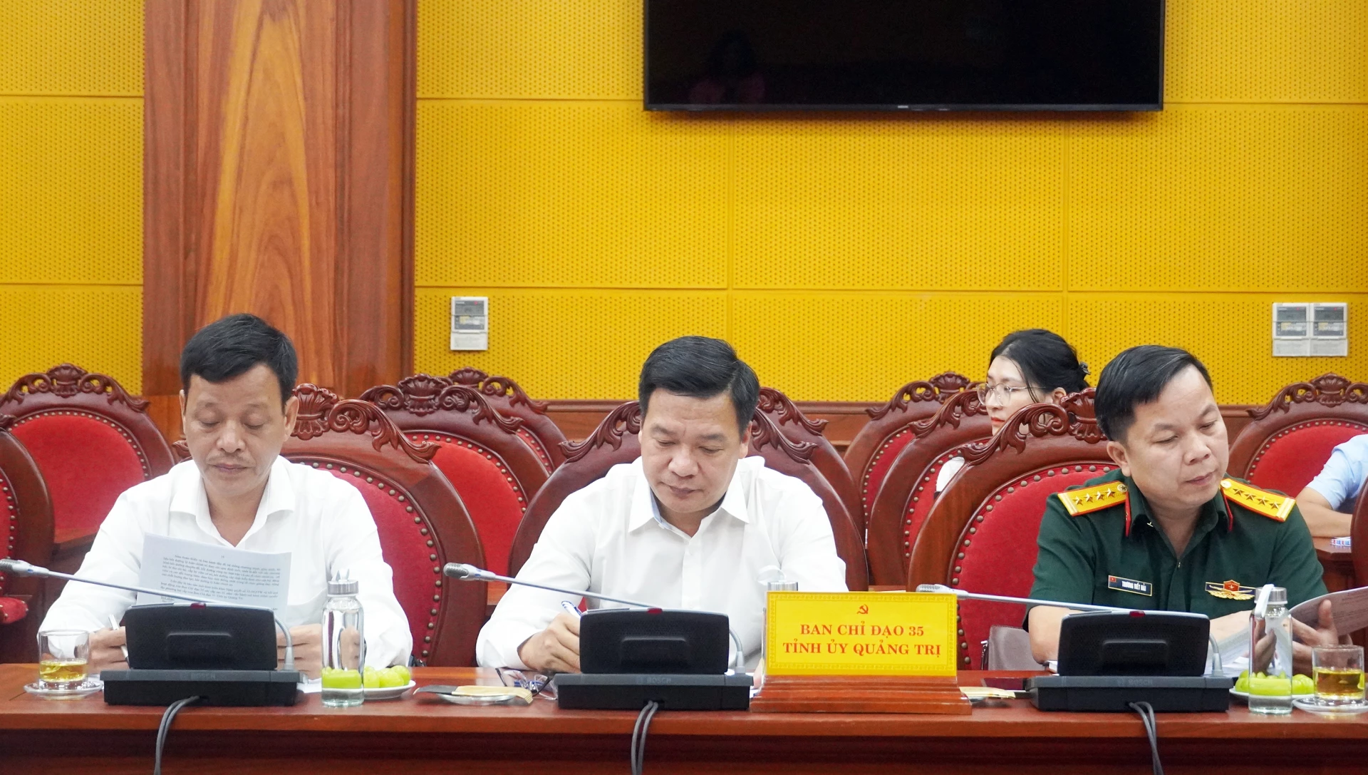 Đại biểu dự buổi làm việc - Ảnh: N.M