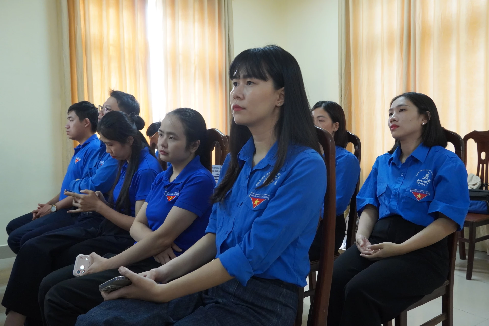 Các đoàn viên, thanh niên tham dự chương trình - Ảnh: HL