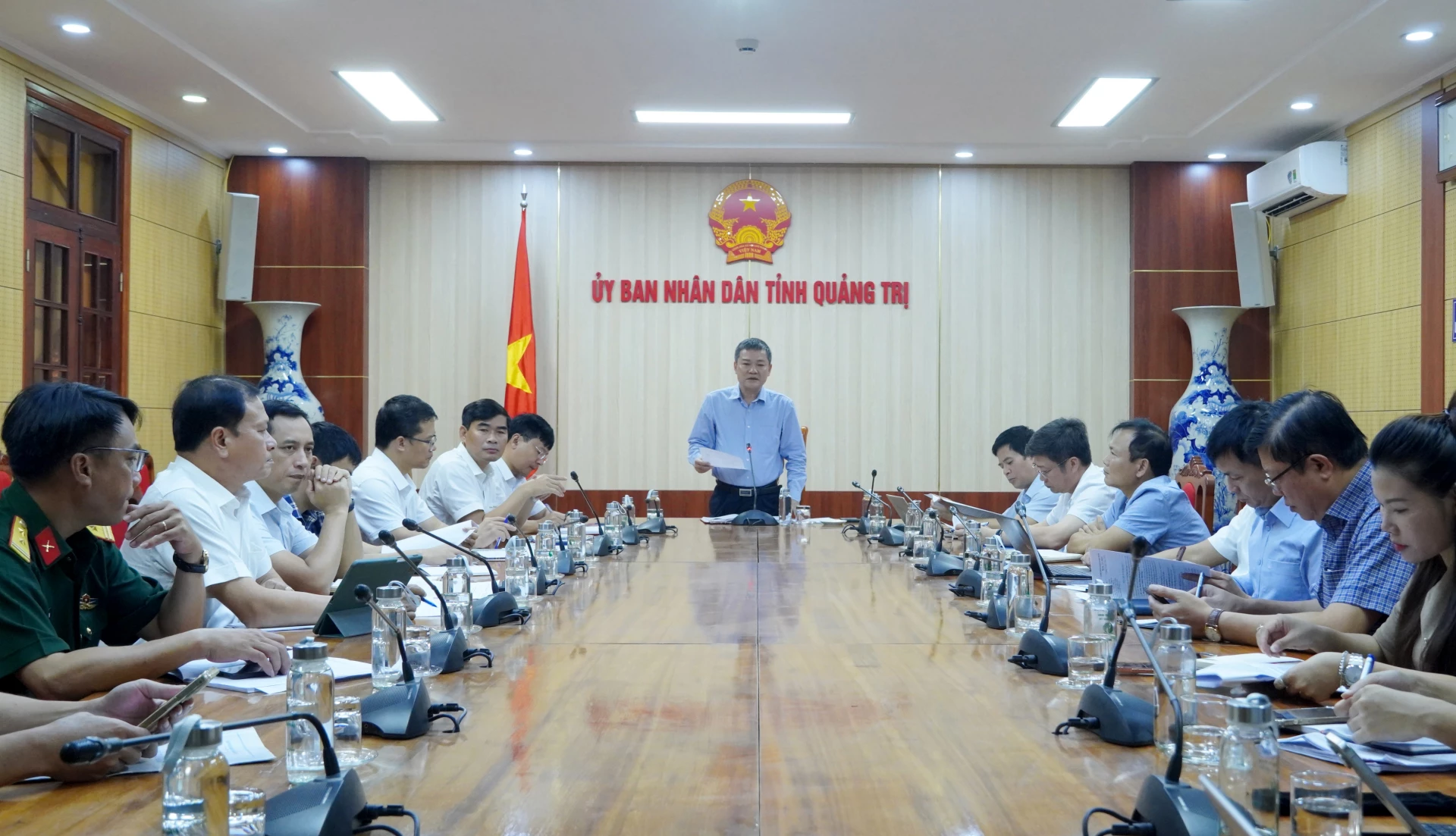Quang cảnh buổi làm việc - Ảnh: H.L