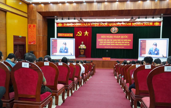 Khai mạc hội nghị toàn quốc nghiên cứu, học tập, quán triệt, triển khai thực hiện Nghị quyết Hội nghị Trung ương ba, khóa XIV