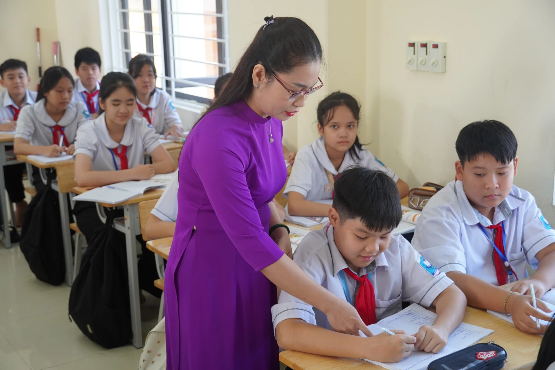 Xây dựng môi trường học đường an toàn, thân thiện là một trong những giải pháp để nâng cao chất lượng giáo dục toàn diện - Ảnh: Nh.V