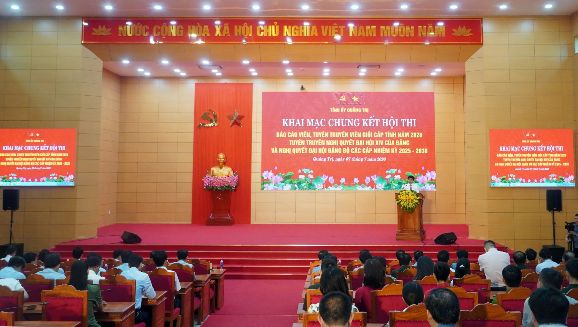 Quang cảnh hội thi - Ảnh: N.M