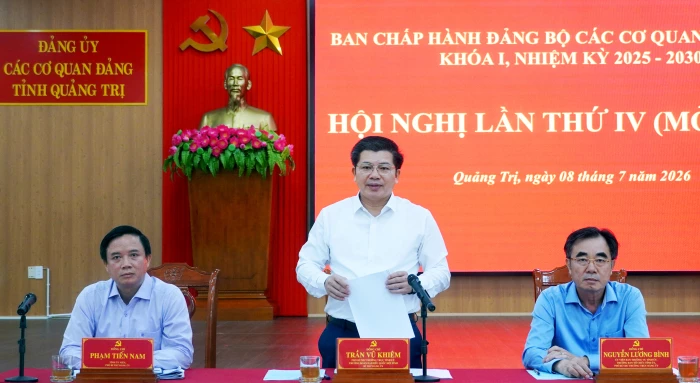 Ban Chấp hành Đảng bộ các cơ quan Đảng tỉnh triển khai nhiệm vụ 6 tháng cuối năm 2026