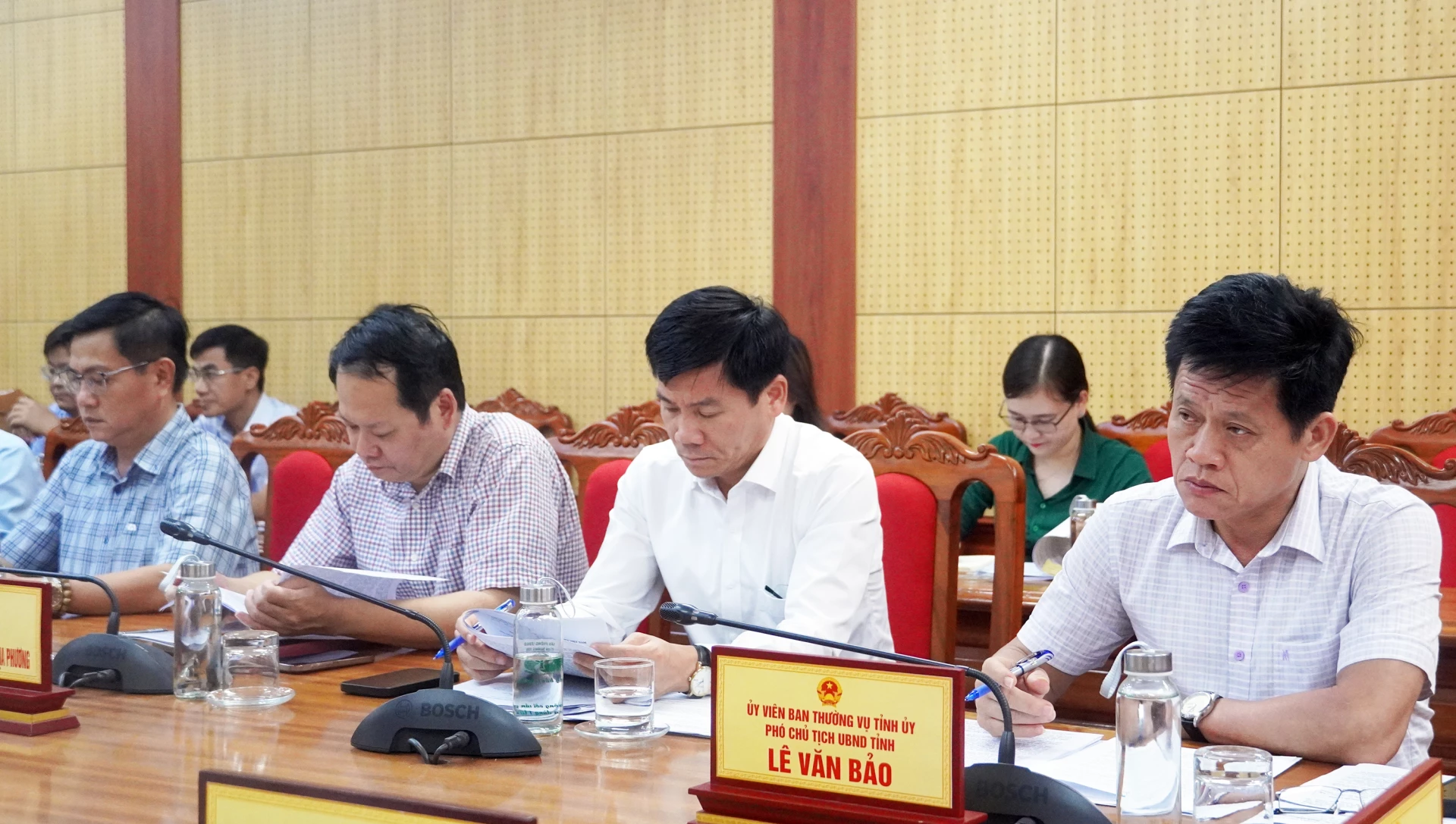 Đại biểu dự buổi làm việc - Ảnh: N.M