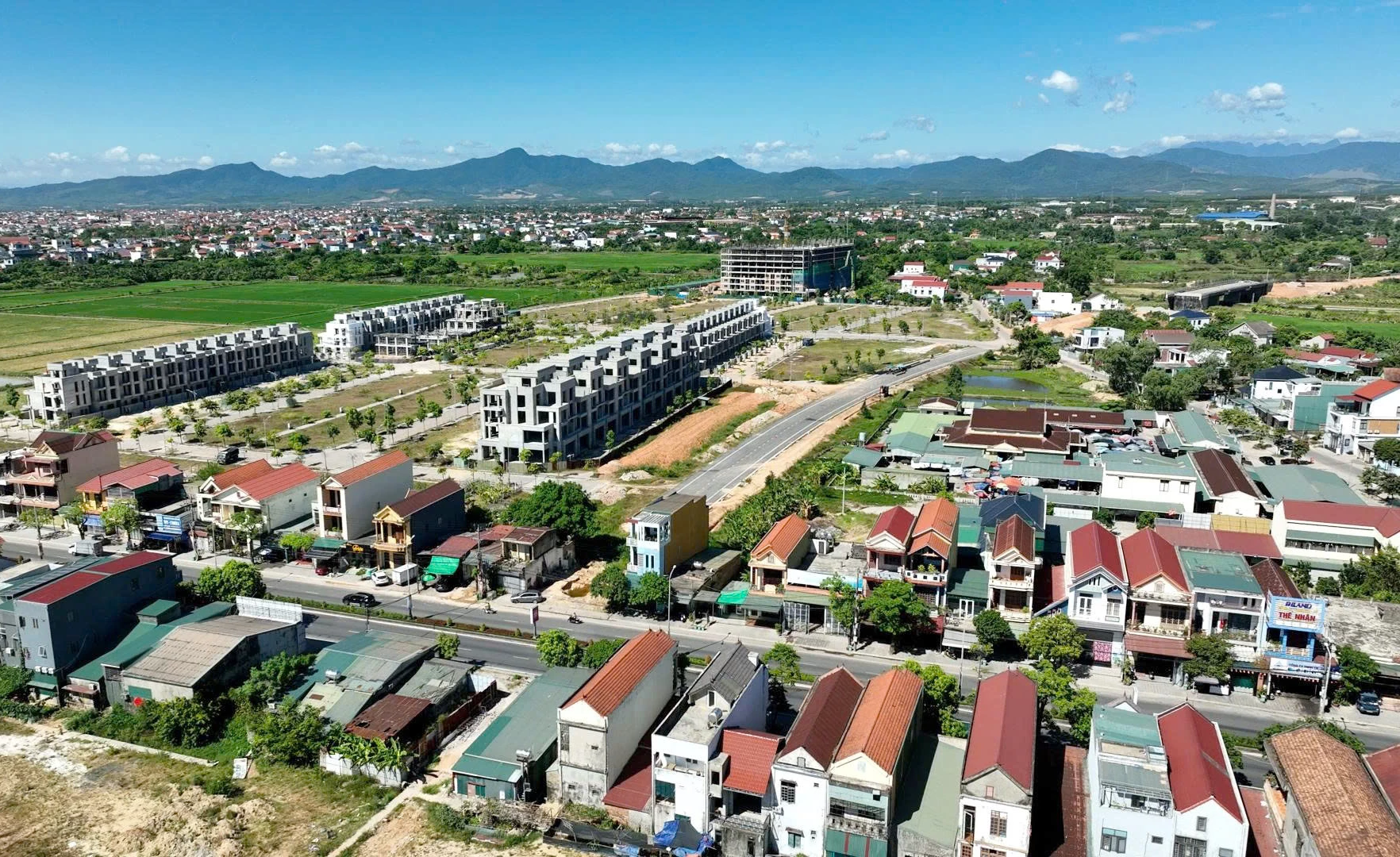 Khu đô thị mới Đồng Thuận đang hình thành- Ảnh: T.L