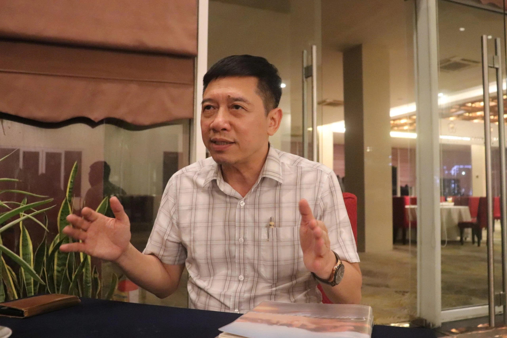 
Ông Trần Chí Dũng, Phó Chủ nhiệm Ban Chuyển đổi số và phát triển bền vững Liên đoàn Logistics ASEAN - Ảnh: T.P
