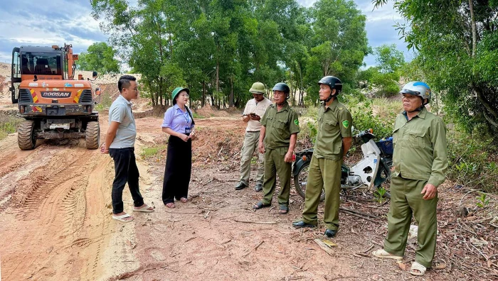 Kịp thời kiểm tra, ngăn chặn hành vi khai thác cát trái phép