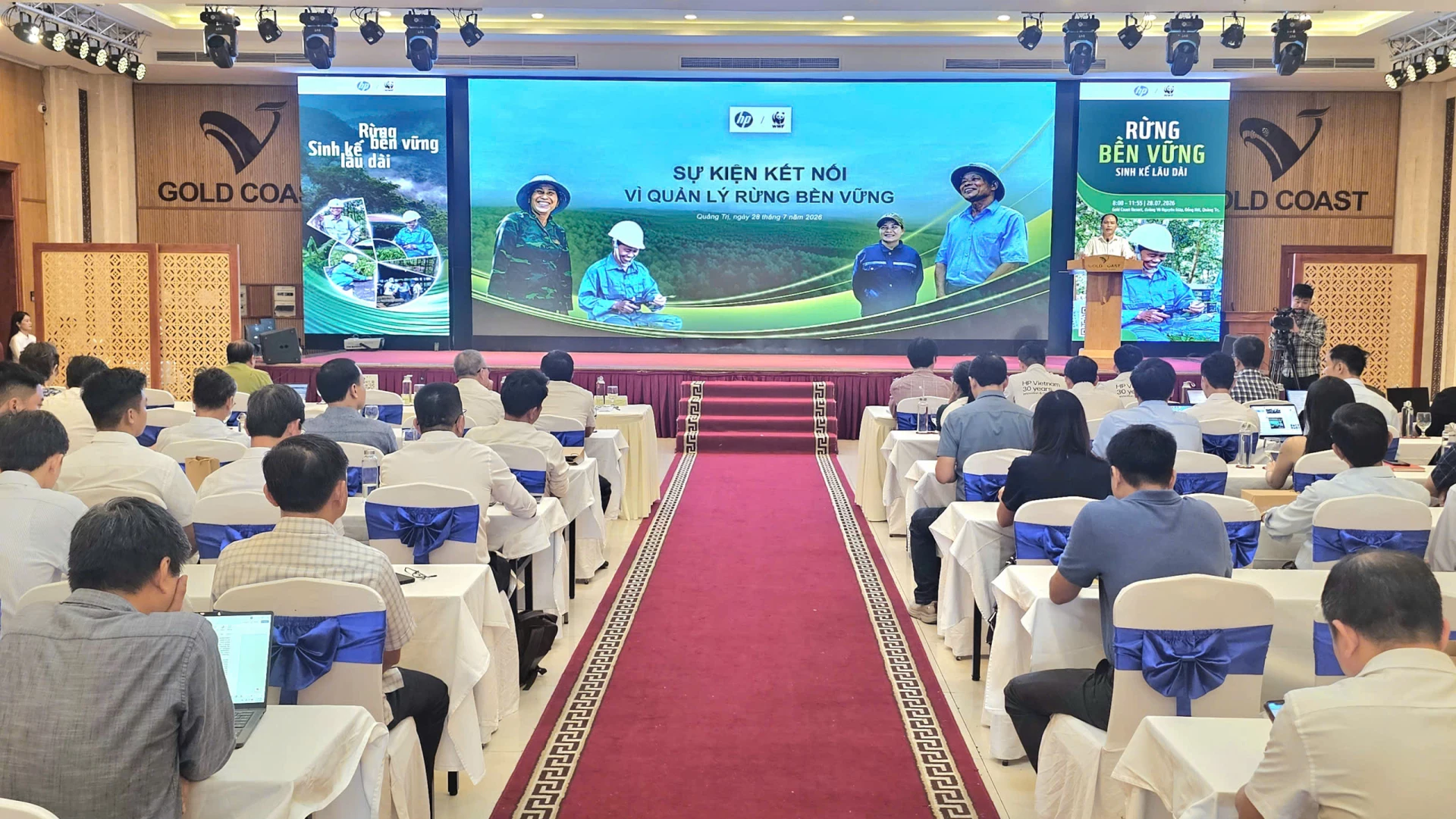 Quang cảnh sự kiện “Kết nối vì Quản lý rừng bền vững”-Ảnh: Phan Khiêm