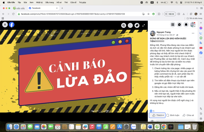 Bẫy đặt phòng trực tuyến mùa du lịch