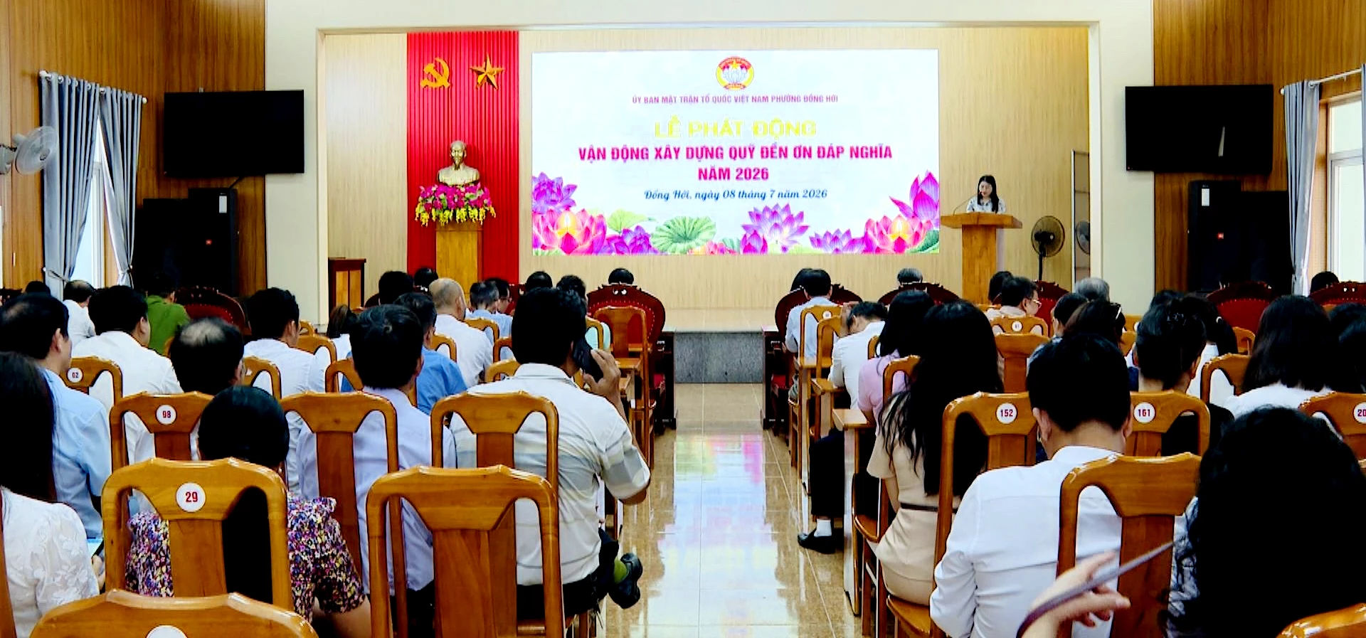 Quang cảnh buổi lễ - Ảnh: P.V.