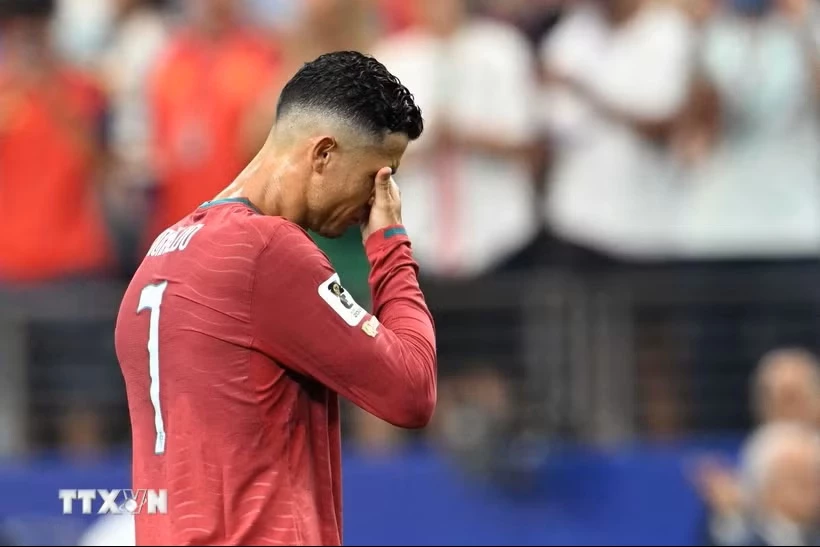 Giấc mơ vô địch World Cup sẽ mãi dang dở với Ronaldo. (Ảnh: AFP/TTXVN)
