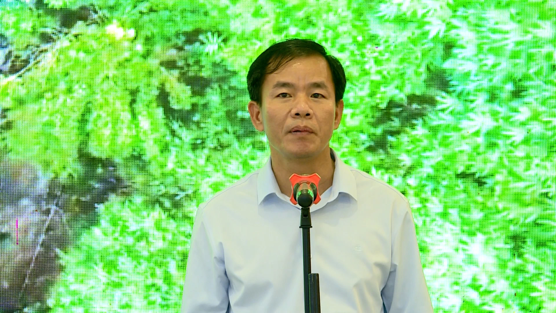 Đồng chí Nguyễn Văn Phương – UVTW Đảng, Bí thư Tỉnh uỷ Quảng Trị phát biểu cảm ơn đoàn công tác TP Hải Phòng - Ảnh: T.T