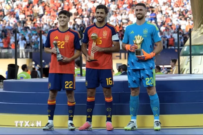 Tây Ban Nha thống trị giải thưởng cá nhân ở World Cup 2026