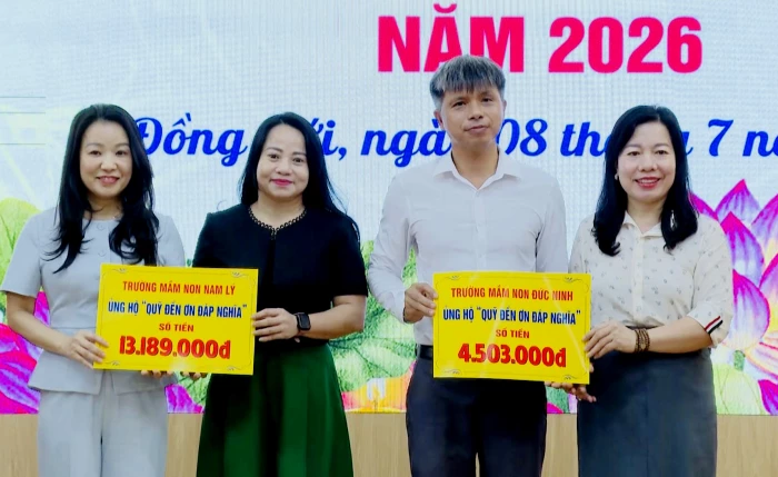 Phường Đồng Hới ủng hộ gần 400 triệu đồng Quỹ 'Đền ơn đáp nghĩa'