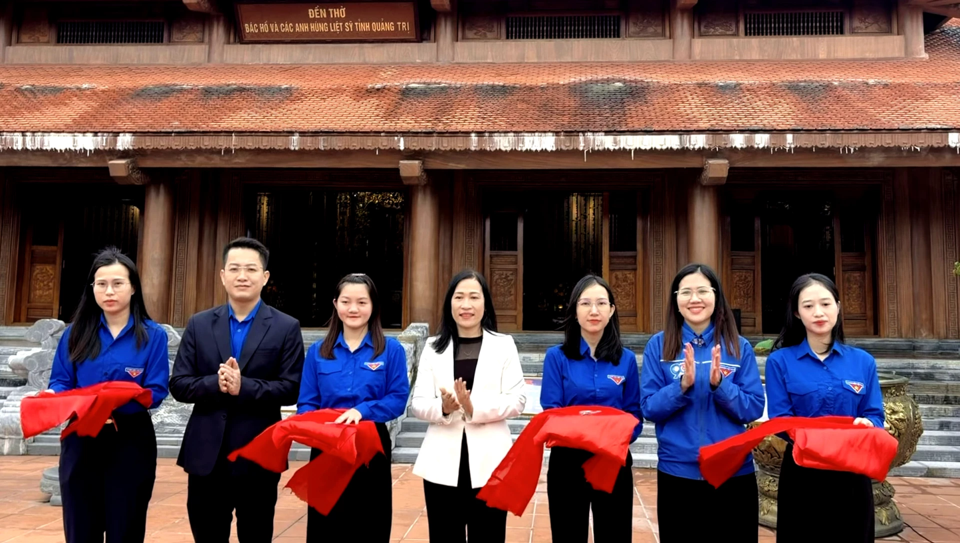 Lễ khánh thành số hóa công trình Quảng trường Hồ Chí Minh-Đền thờ Bác Hồ và các anh hùng liệt sĩ tỉnh - Ảnh: H.Tr