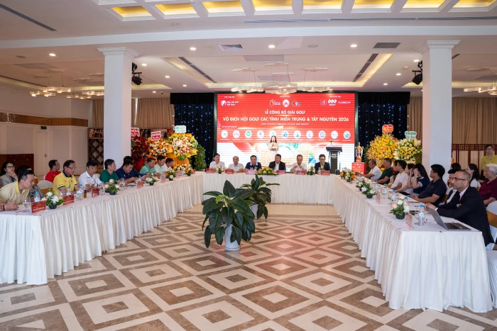 Công bố Giải vô địch Hội Golf các tỉnh miền Trung và Tây Nguyên năm 2026