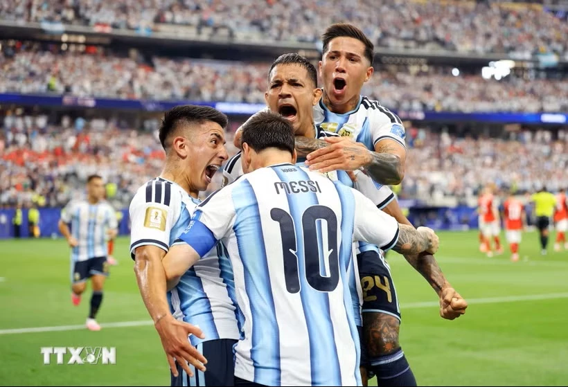 Argentina sẽ phải đối mặt với thách thức lớn nhất kể từ đầu giải. (Ảnh: AFP/TTXVN)