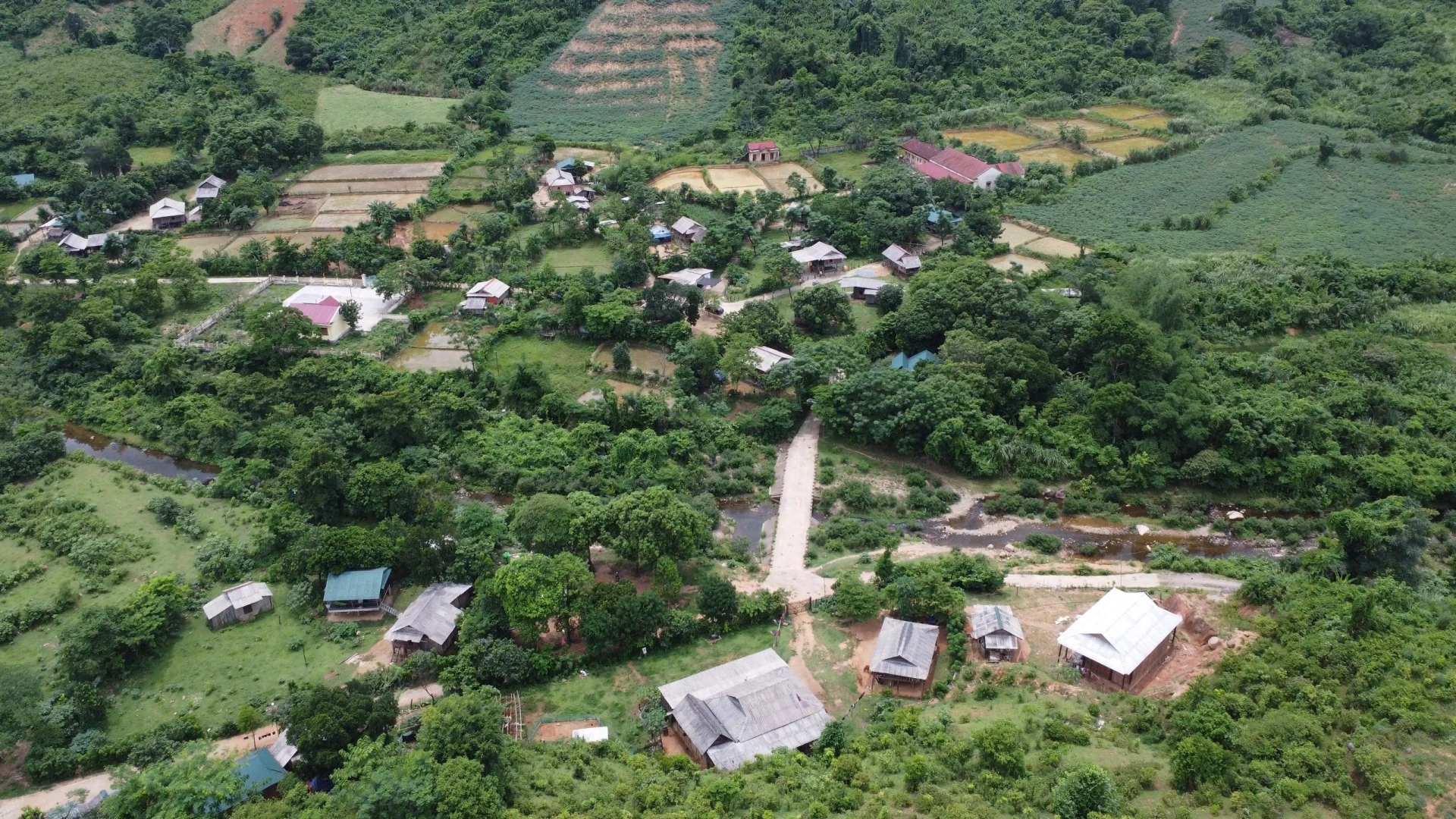 Bản làng xã Kim Ngân đổi mới hôm nay - Ảnh: Ngọc Hải