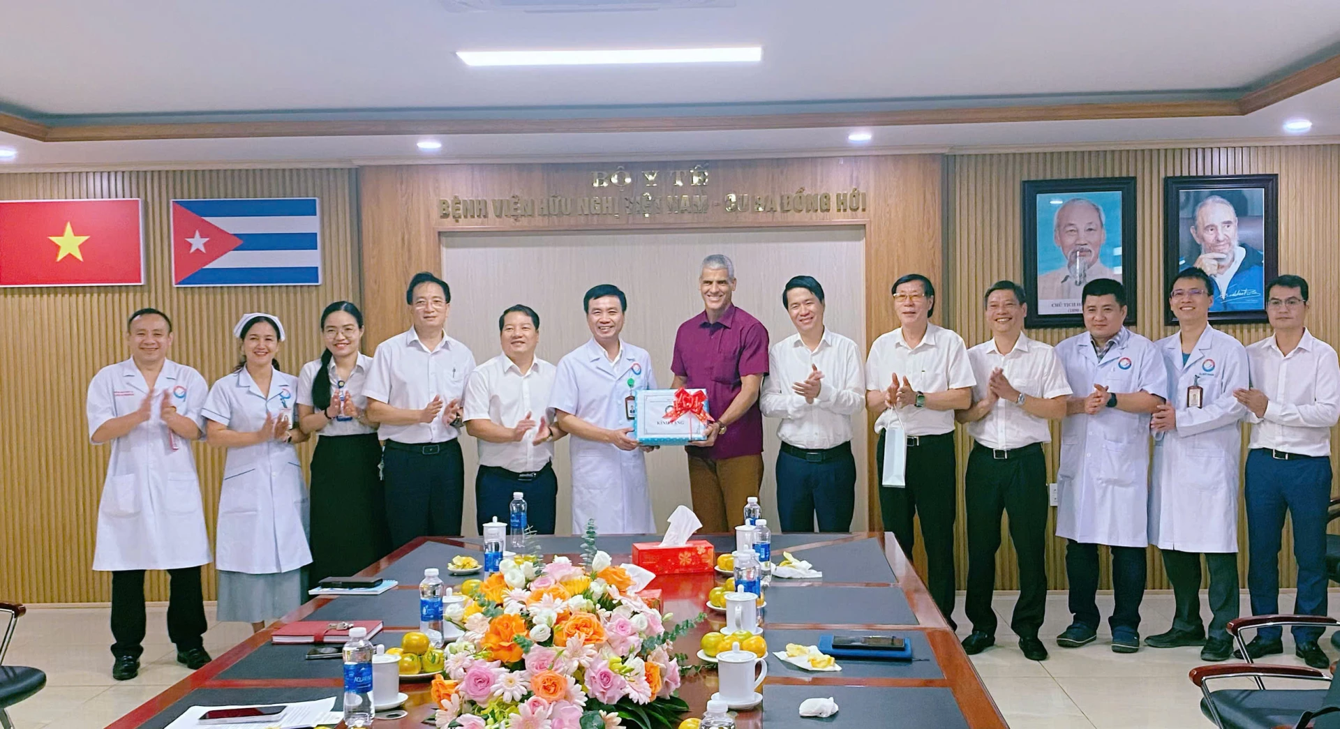 Tổng Lãnh sự Cuba tại TP. Hồ Chí Minh mong muốn tình đoàn kết, hữu nghị quốc tế mẫu mực giữa hai đất nước Việt Nam – Cuba tiếp tục phát triển hơn nữa trong thời gian tới - Ảnh: T.L